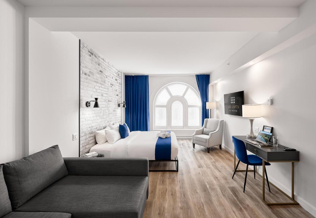 Les Lofts Du Theatre Apartment Квебек Екстериор снимка